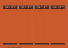 Leitz 1685 PC-beschriftbare Rückenschilder - Papier, kurz/breit,100 Stück, rot
