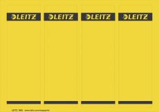 Leitz 1685 PC-beschriftbare Rückenschilder - Papier, kurz/breit,100 Stück, gelb