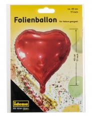 Idena Folienballon Herz