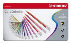 Pastellkreidestift - STABILO CarbOthello - 48er Metalletui - mit 48 verschiedenen Farben