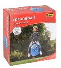 Idena Sprungball blau