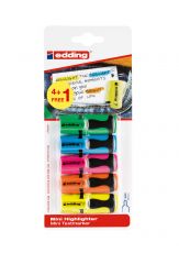 Textmarker 7 mini Blister BTS (4+1), 1-3 mm, sortierte Blisterkarte