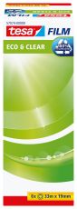 tesa Film Eco & Clear SPARPACK, transparent, 19 mm x 33 m