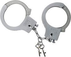Idena 8040007 - Polizei Set, Pistole, Halfter und Handschellen, Spielset, Mottoparty, Karneval