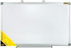 Idena 568019 – Whiteboard mit Aluminiumrahmen und Stiftablage, ca. 60 x 40 cm groß, zur Wandmontage geeignet, ideal für das Büro und zu Hause