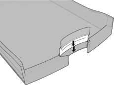 HAN Schubladenbox IMPULS 2.0 – innovatives, attraktives Design in höchster Qualität. Mit 4 offenen Schubladen für DIN A4/C4, lichtgrau-blau, 1013-14