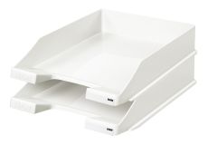 HAN 1027 Briefablage KLASSIK, DIN A4/C4, stapelbar, stabil, modern (weiß / 100er Pack)