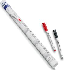 STAEDTLER Jahresplaner Lumocolor Set 2024 (Wandkalender Trocken abwischbar, Sonderedition), 641 JPAMZW