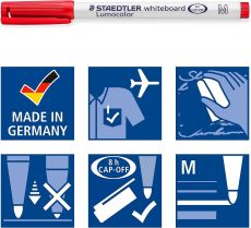 STAEDTLER Jahresplaner Lumocolor Set 2024 (Wandkalender Trocken abwischbar, Sonderedition), 641 JPAMZW