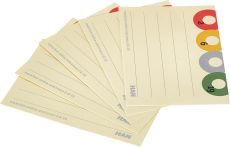 HAN linierte Karteikarten für Kroko-Karteikartenhalter, gelb, 500er-Pack, A8, 190 g/m