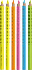 Faber-Castell Textmarker Jumbo Grip Neon 5er Set