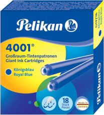 Pelikan Großraum-Tintenpatronen 4001, königsblau, 3 x 18 Stück