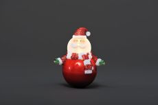 Konstsmide Weihnachtsfigur 4455-000 LED Wippfigur Weihnachtsmann Batterie