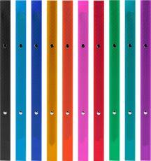 Exacompta 511999E 10er Pack Premium Ringbuch OPAK DIN A4 aus Kunststoff mit 4 Ringen 20 mm breit, farbig sortiert, ideal für Schule und Büro Ringhefter Ringordner Ringbuchordner