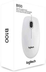 Logitech 910-003360 B100 OPTISCHE Maus in weiß 3 Tasten 800dpi 2.4GHz USB