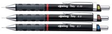rOtring Tikky Druckbleistift Set | 0,35mm, 0.5mm und 0,7mm | Schwarz | 3-teiliges Set