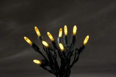 Konstsmide 3602-000 - 40er LED Lichterkette mit gelben Dioden - Innebereich