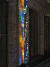 Konstsmide 3812-502 - Micro LED Lichterkette, gefrostet, 120 bunte Dioden, 30V Außentrafo, weißes Kabel