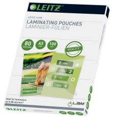 Leitz 33817 Folientasche 80 Micron für A5 100 Stück