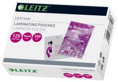 Leitz 33812 Folientasche Key Card 125 Micron 100 Stück