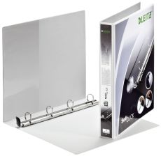 Leitz 4200 Ringbuch SoftClick, A4, mit Taschen, 4 Ringe, 20 mm, weiß