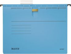 Leitz 1984 Hängehefter ALPHA® - kfm. Heftung, Pendarec-Karton, 5 Stück, blau