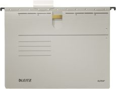 Leitz 1984 Hängehefter ALPHA® - kfm. Heftung, Pendarec-Karton, 5 Stück, grau