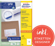 AVERY Zweckform Universal-Etiketten, 52,5 x 29,7 mm, weiß