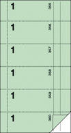 sigel Formularbuch 'Bonbuch', Kellner-Nr. 1, hellgrün