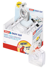 tesa Easy Cut Handabroller, schwarz, unbestückt, Display