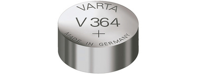 VARTA Silber-Oxid Uhrenzelle, V319 (SR64), 1,55 Volt, 16 mAh