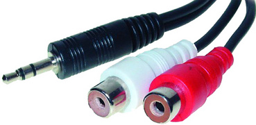 shiverpeaks BASIC-S Audiokabel, 2 x Cinchkupplung -