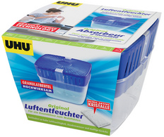 UHU Luftentfeuchter, für Räume bis 35 cbm, 450 g