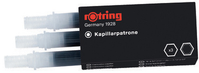 rotring Kapillarpatronen für rapidograph, Farbe: rot