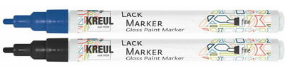 KREUL Lackmarker Gloss Paint Marker, fine, schwarz