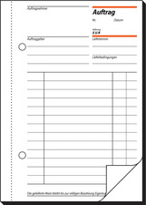 sigel Formularbuch 'Auftrag', A4, 2 x 40 Blatt, SD