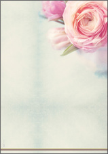 sigel Design-Papier, DIN A4, 90 g/qm, Motiv 'Rose Garden'