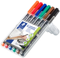 STAEDTLER Lumocolor Permanent-Marker 317M, 8er Etui