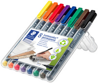 STAEDTLER Lumocolor Permanent-Marker 317M, 8er Etui