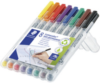 STAEDTLER Lumocolor NonPermanent-Marker 316F, 8er Etui