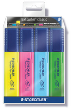 STAEDTLER Textmarker Textsurfer classic, 4er Etui