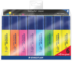 STAEDTLER Textmarker Textsurfer classic, 8er Etui