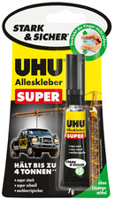 UHU Alleskleber SUPER, 7 g, auf Blisterkarte