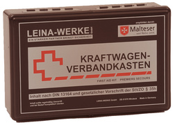 LEINA KFZ-Verbandkasten Unser Bester, Inhalt DIN 13164