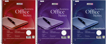 LANDRÉ Collegeblock Business Office Notes DIN A4, rautiert