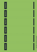 LEITZ Ordnerrücken-Etikett, 39 x 192 mm, kurz, schmal, grün