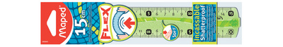 Maped Flachlineal Flex, 400 mm, aus Kunststoff, bruchfest