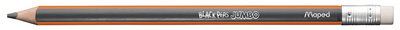 Maped Bleistift BLACK'PEPS JUMBO, mit Radierer, Härtegrad:HB
