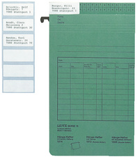 LEITZ Blanko-Beschriftungsschildchen, (B)50 x (H)20 mm