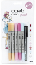 COPIC Marker ciao, 5+1 Set 'Manga 7'